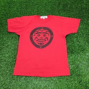 Vintage 80s Native-American Shirt Women M/L 19x24 Tribal USA